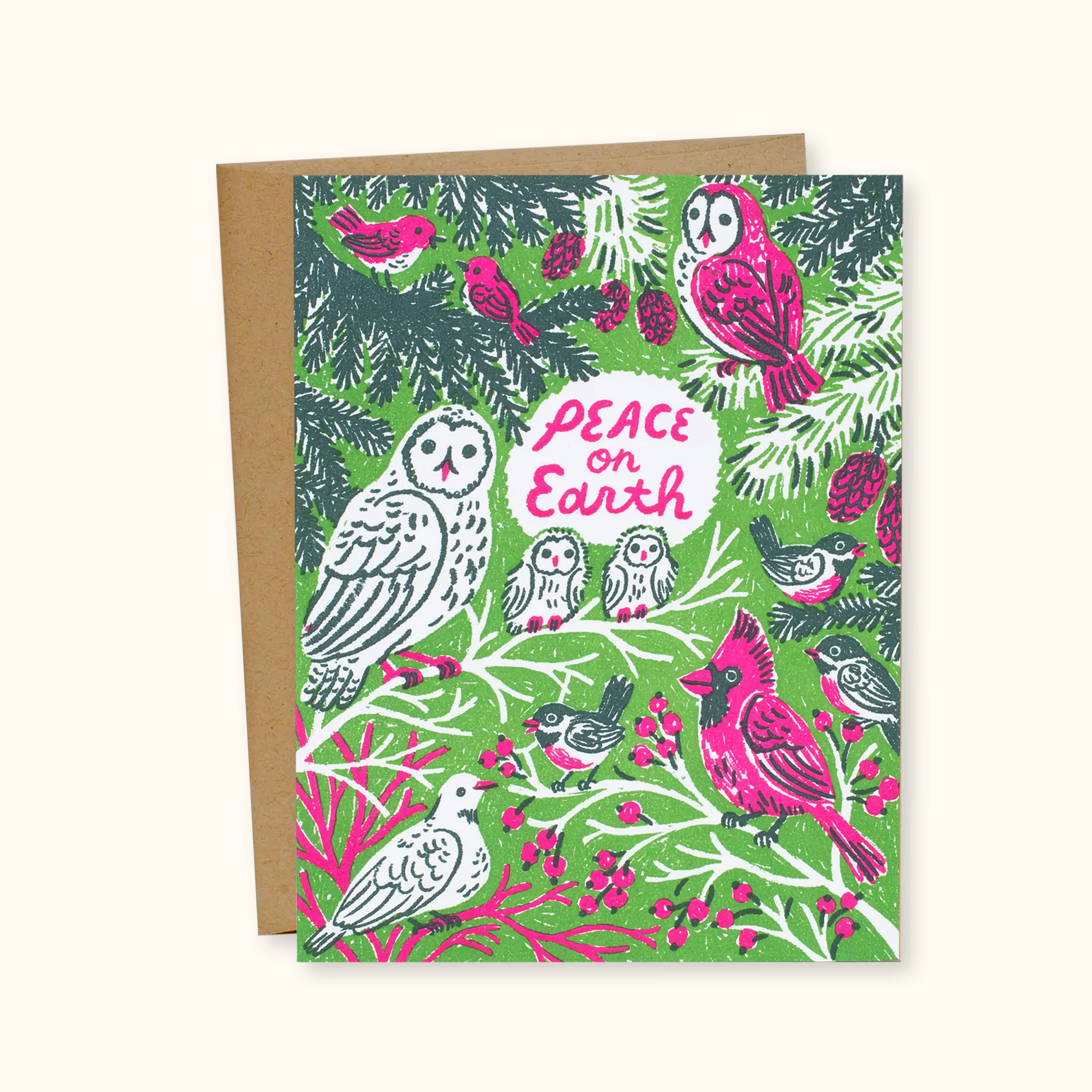 Peace Birds Greeting Card