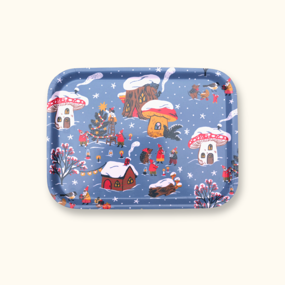 Yule Village Small Rectangle Tray - PRE ORDER