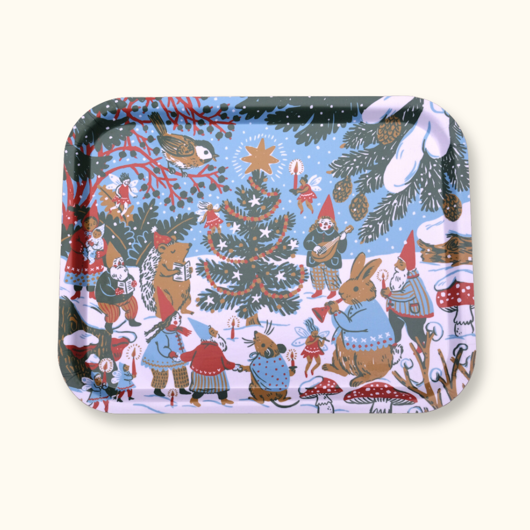 Winter Carol Large Rectangle Tray - PRE-ORDER