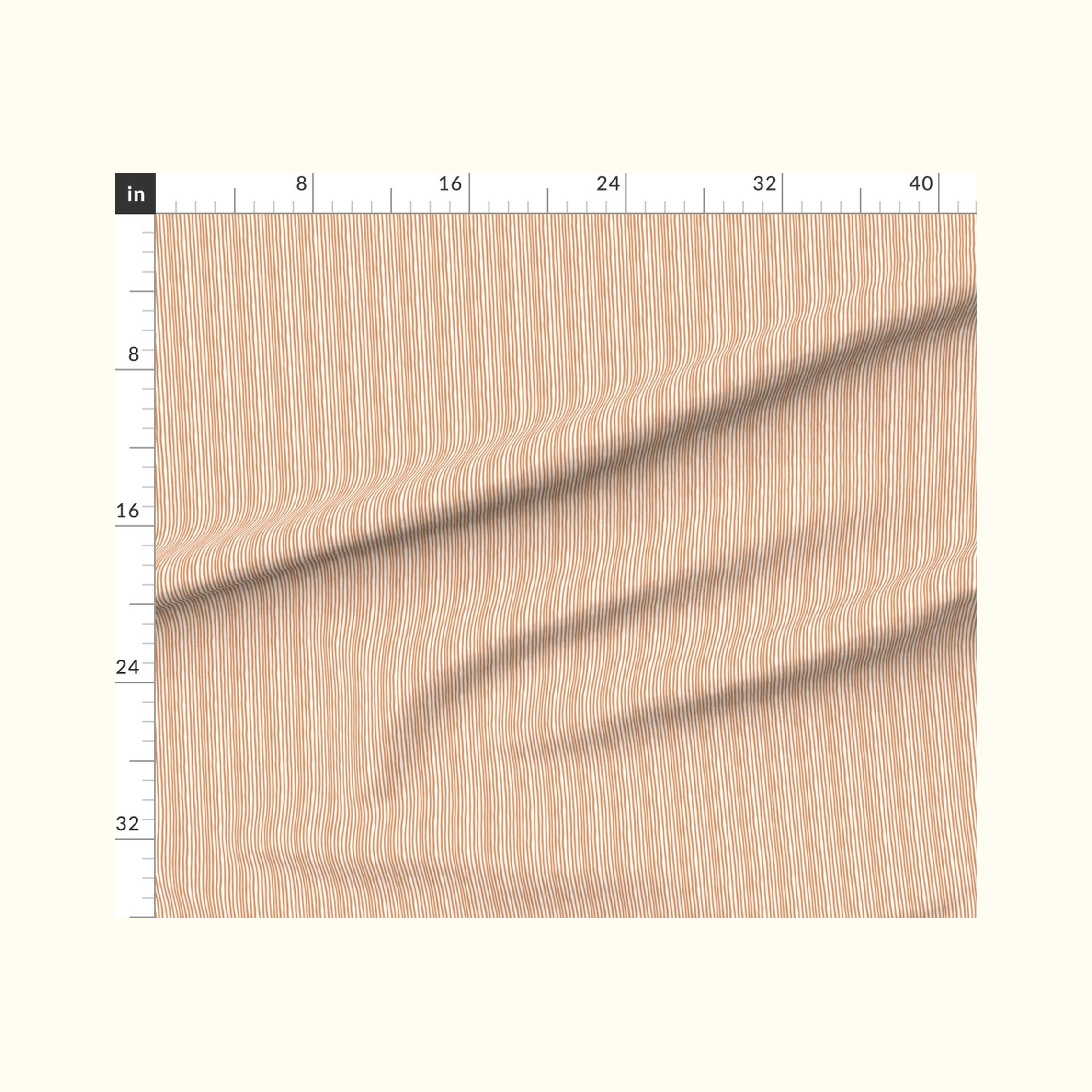 Birdies Stripe Clay/White Fabric