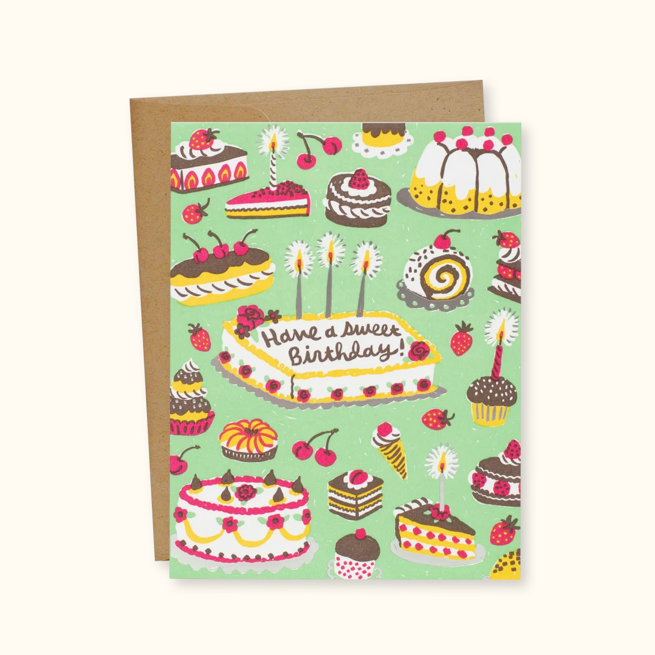 Birthday Sweets Greeting Card