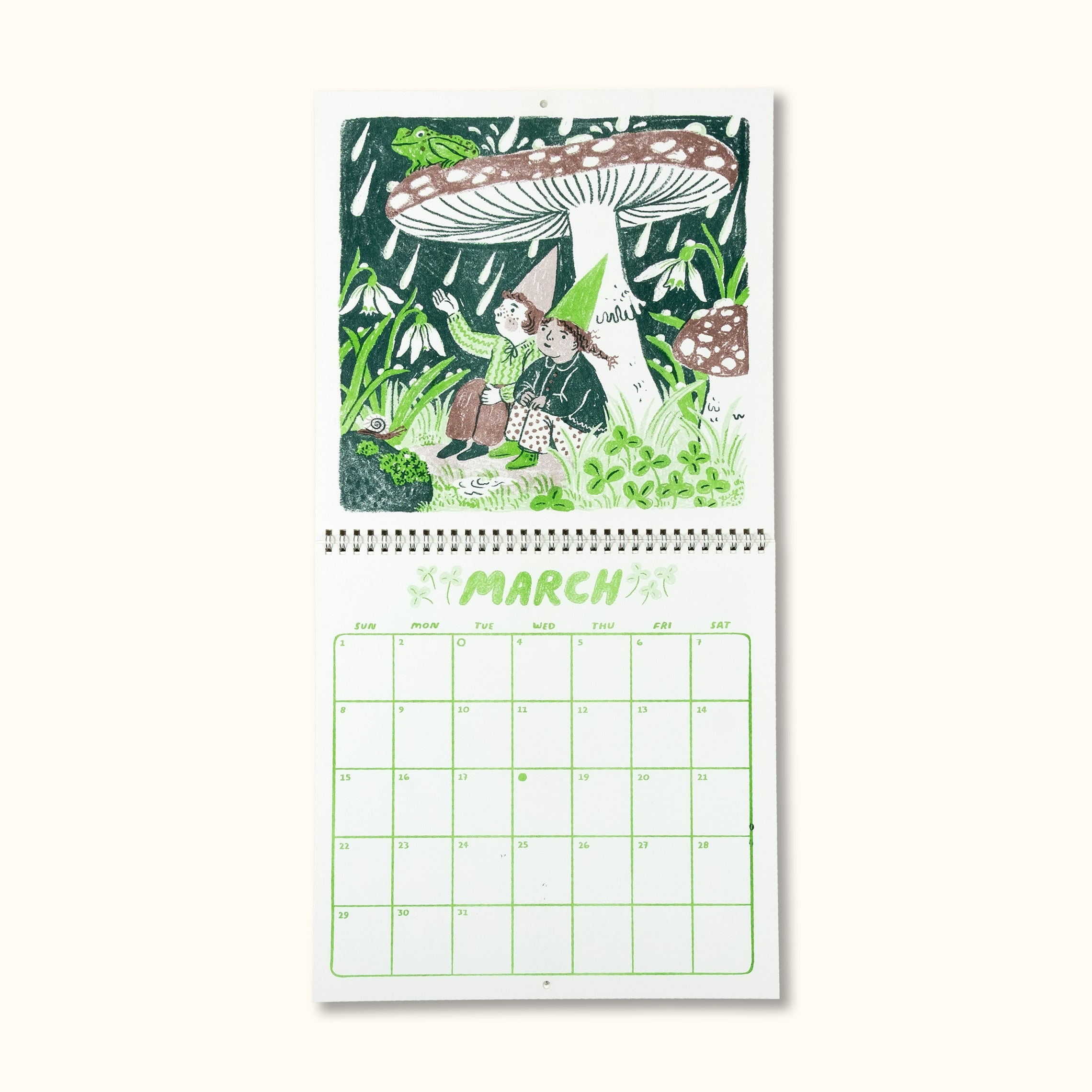 2026 Gnomes Wall Calendar