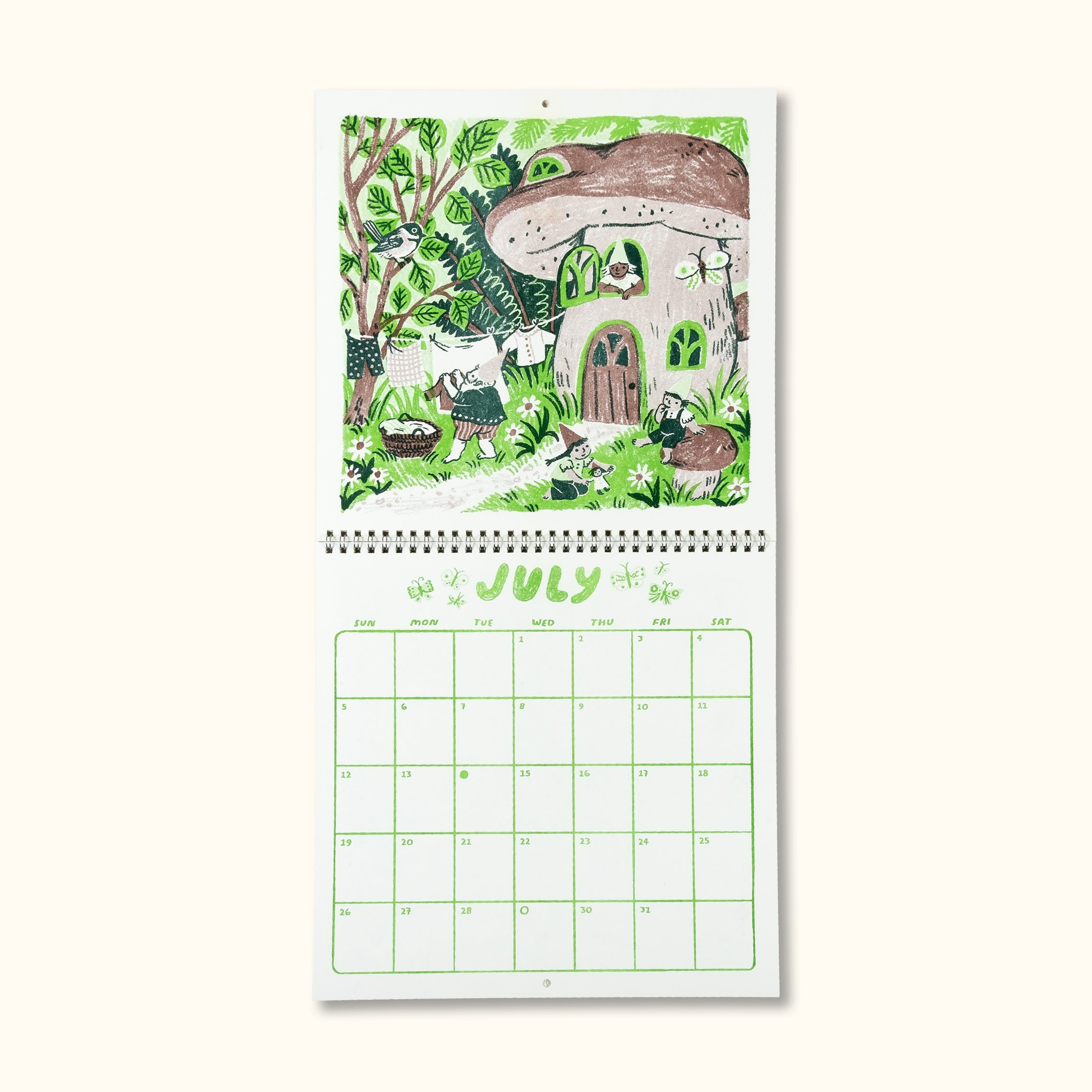 2026 Gnomes Wall Calendar