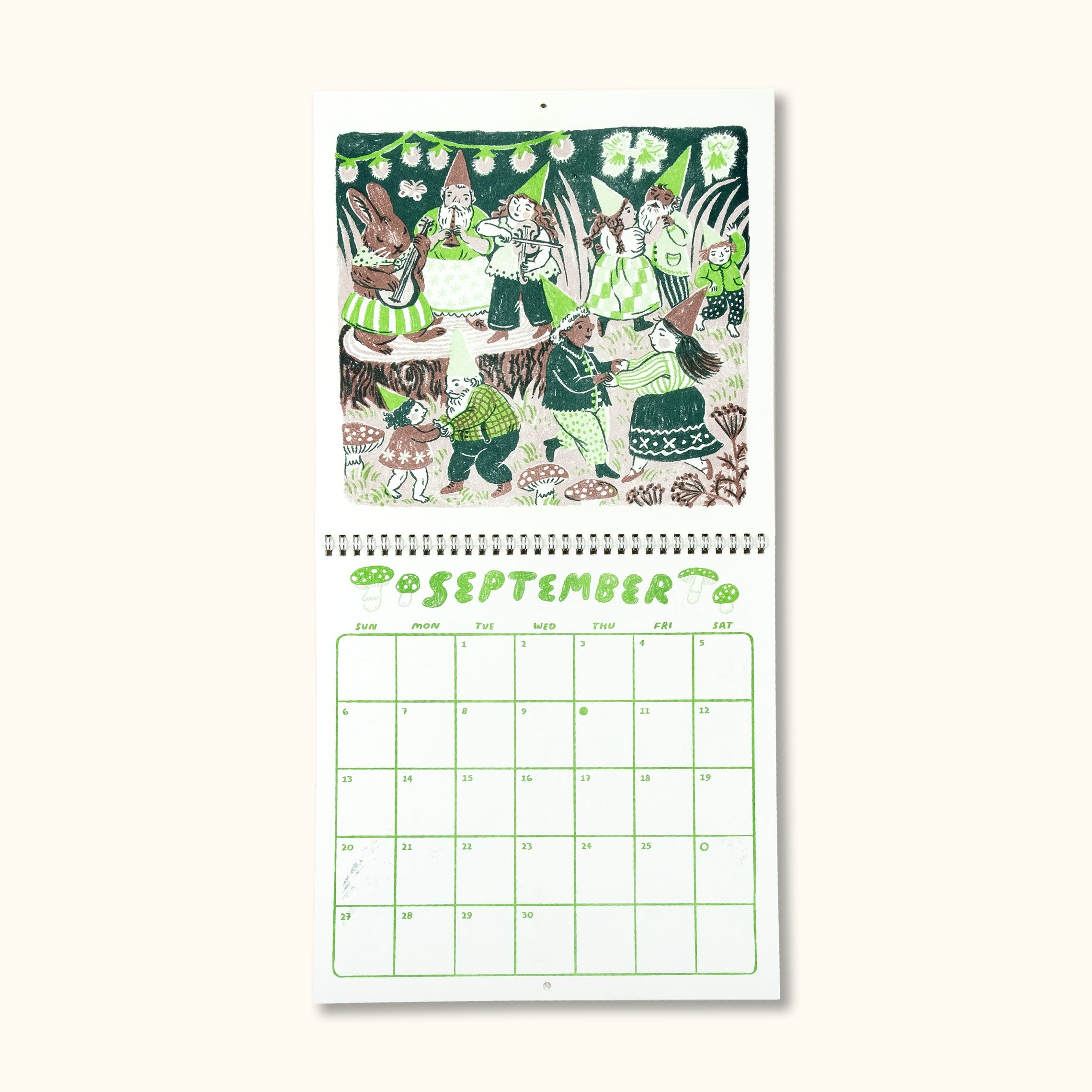 2026 Gnomes Wall Calendar