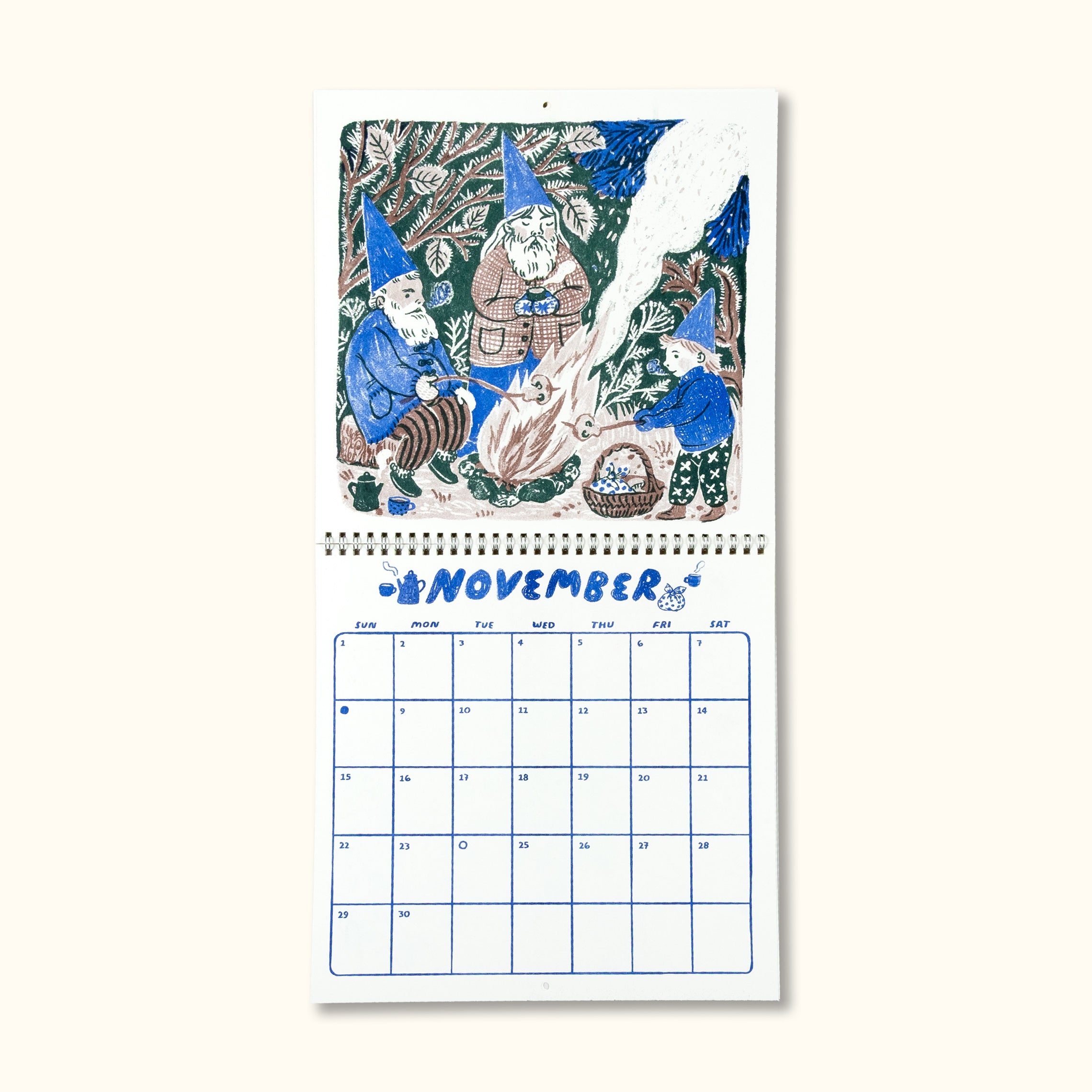 2026 Gnomes Wall Calendar