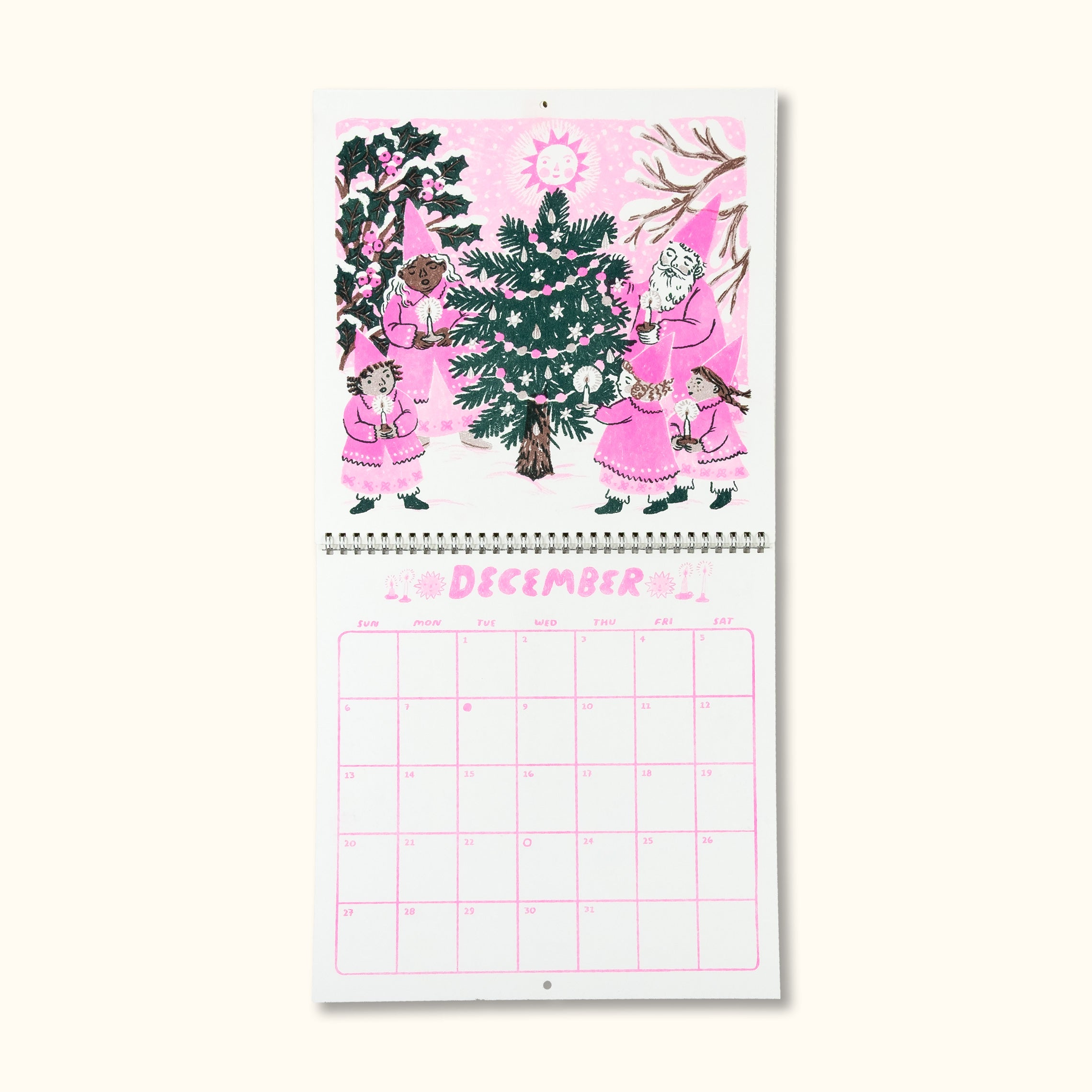 2026 Gnomes Wall Calendar