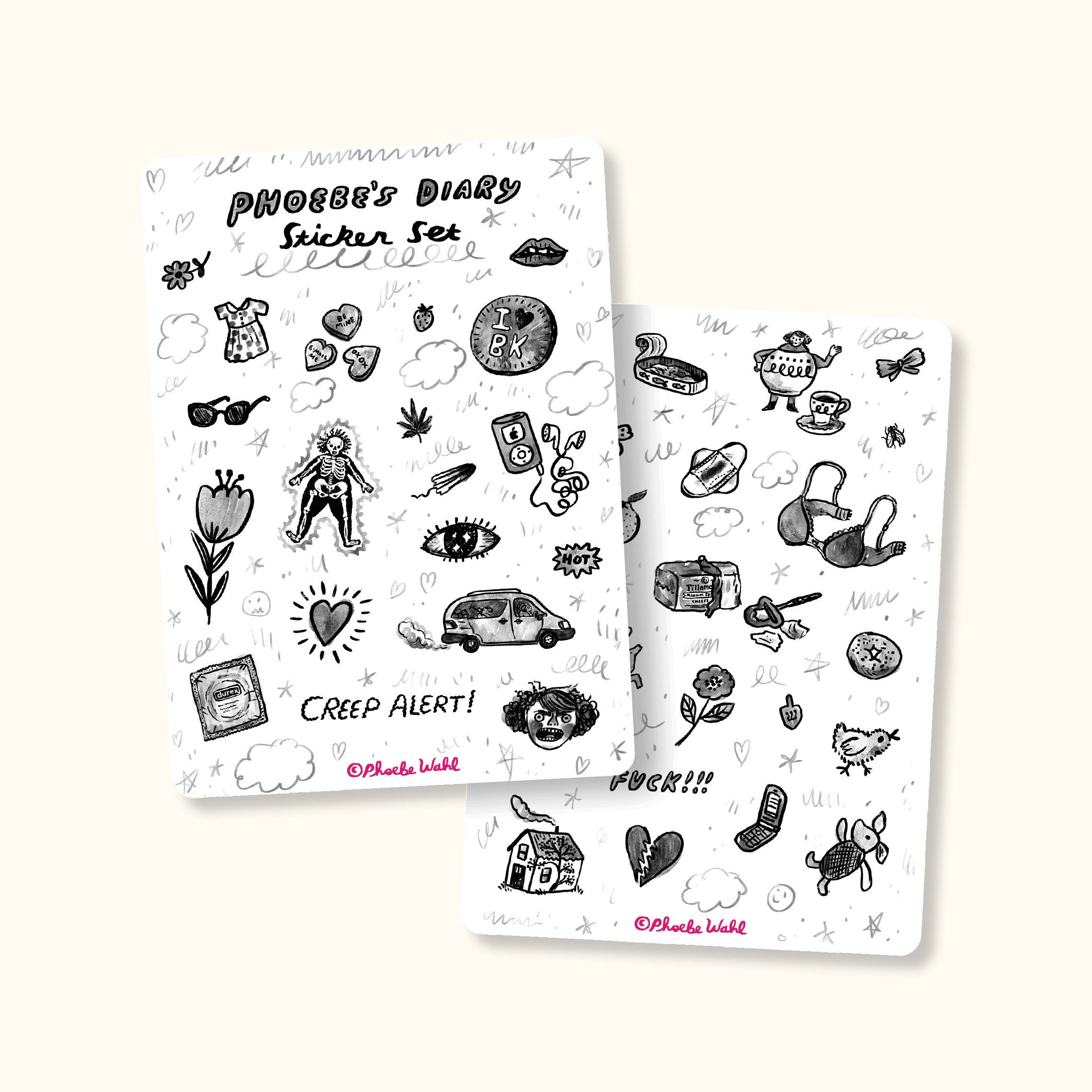 Phoebe's Diary Sticker Set