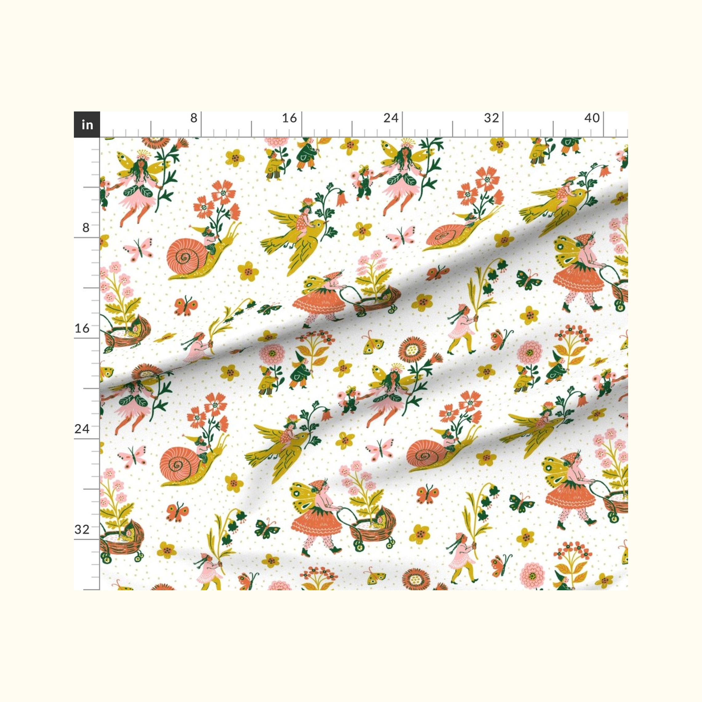 Fairy Parade Large Design Fabric