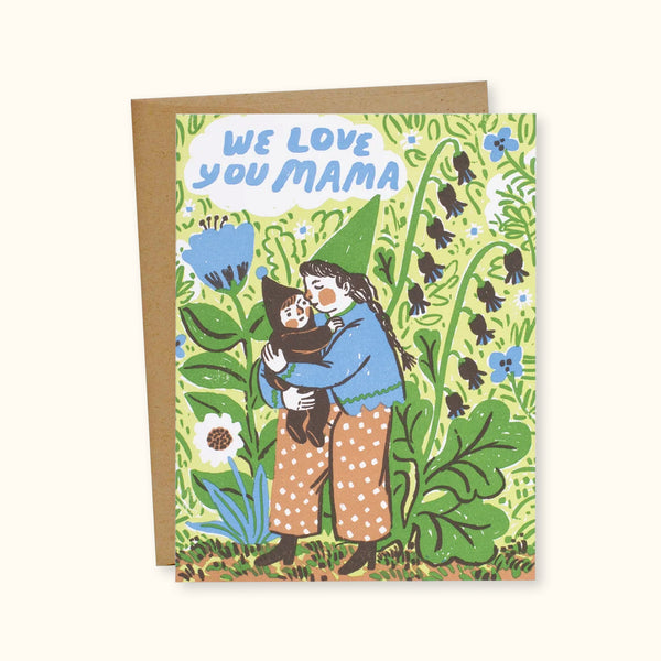 Gnome Mama Love Greeting Card