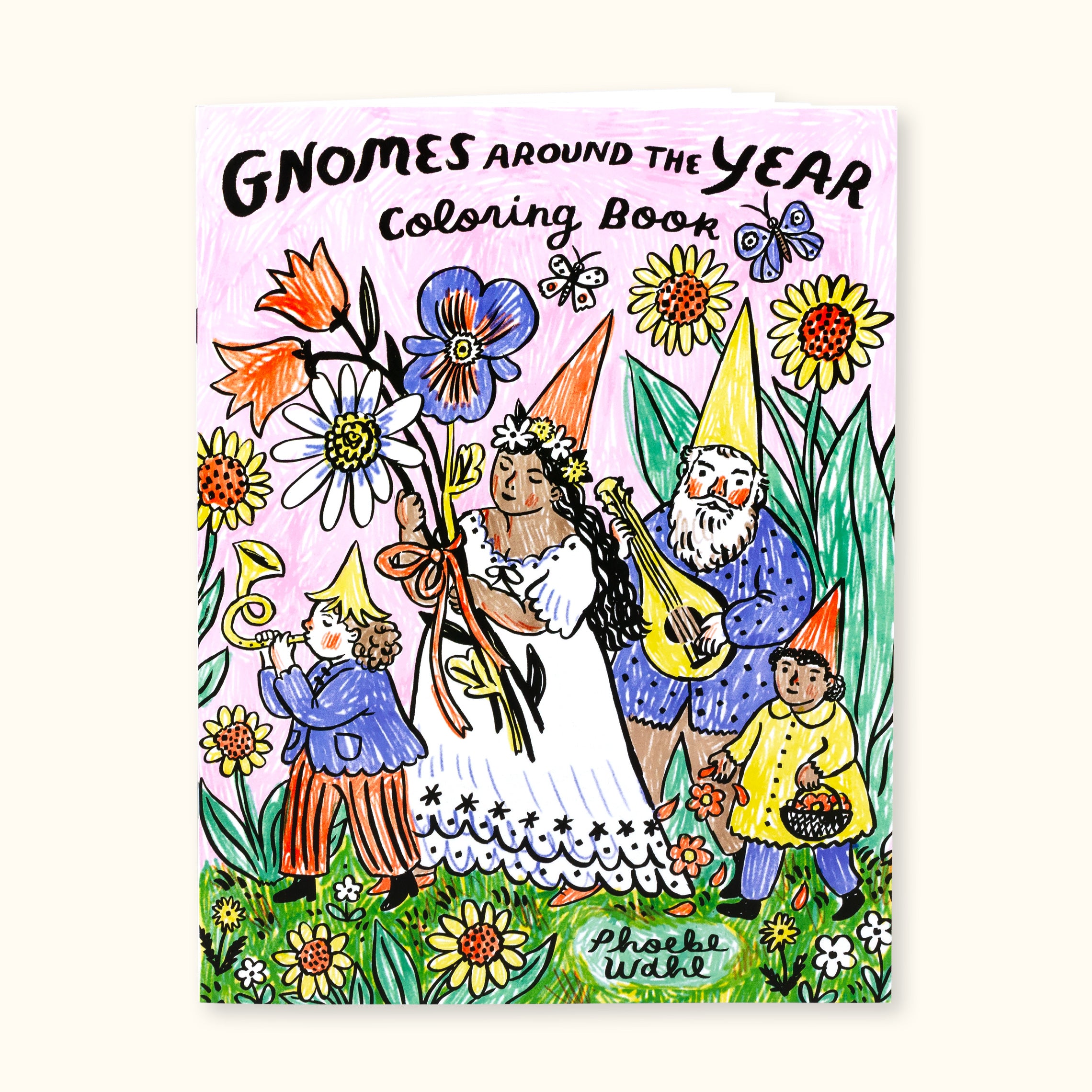 Gnomes Around The Year Coloring Book