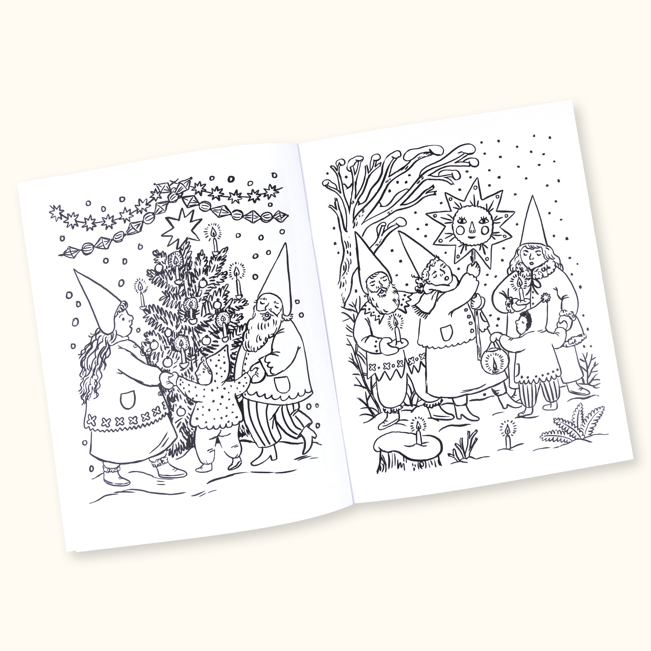 Gnomes Around The Year Coloring Book