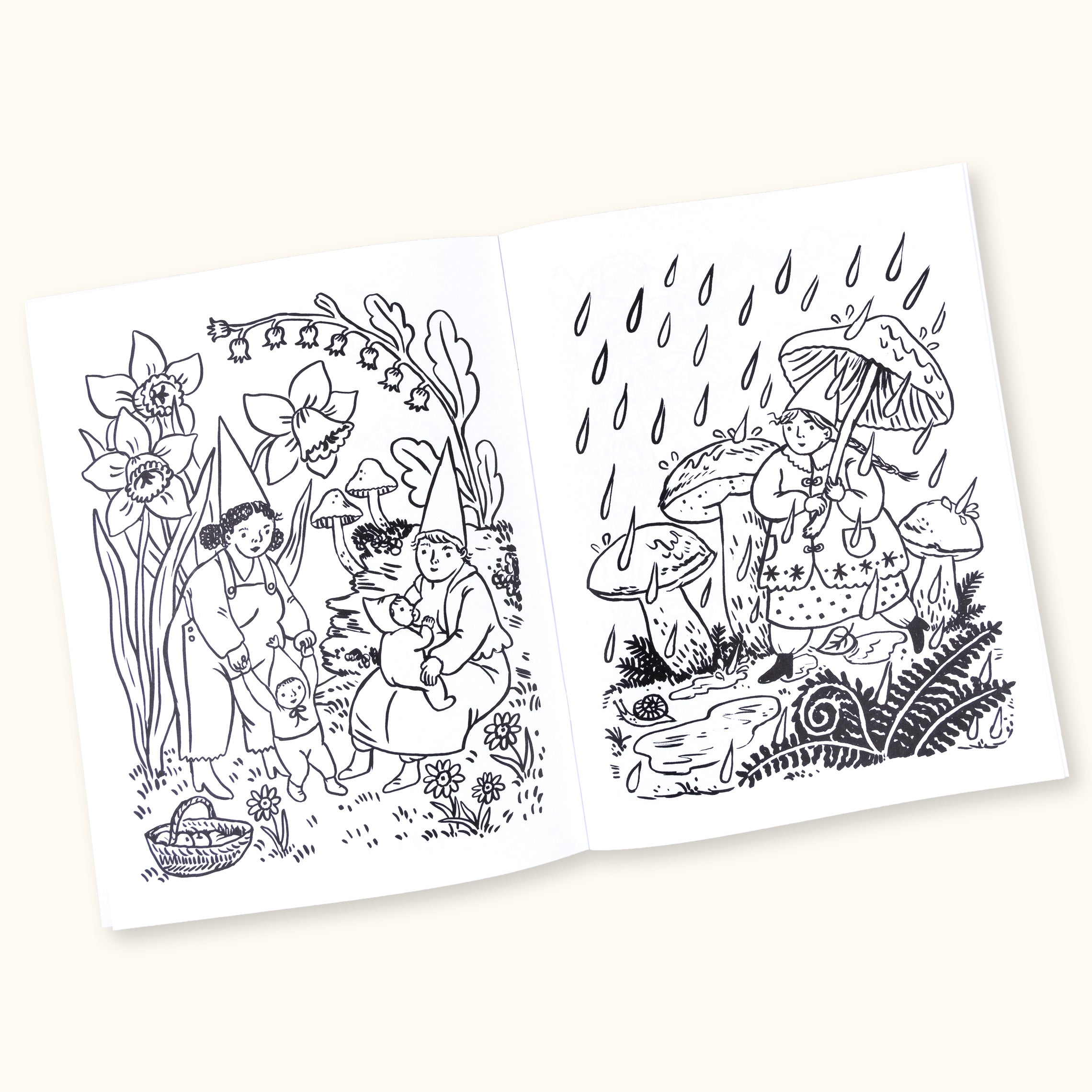 Gnomes Around The Year Coloring Book