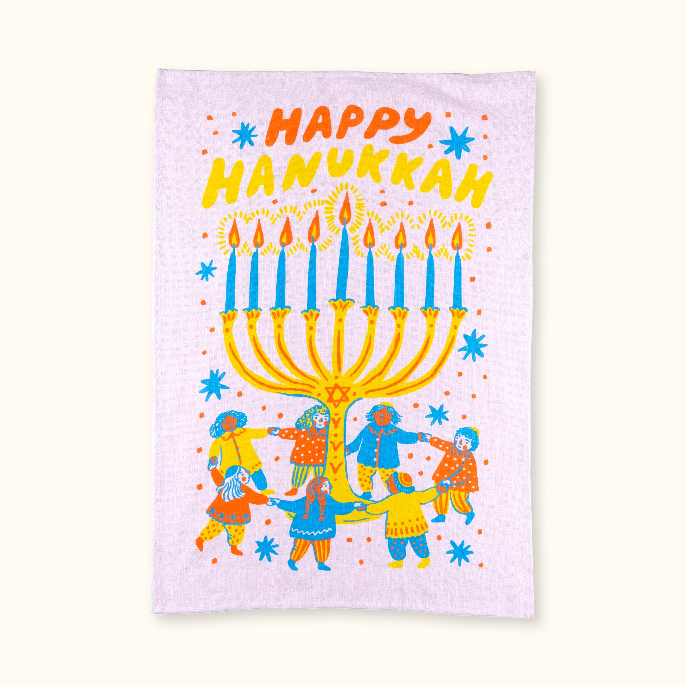 Hanukkah Tea Towel