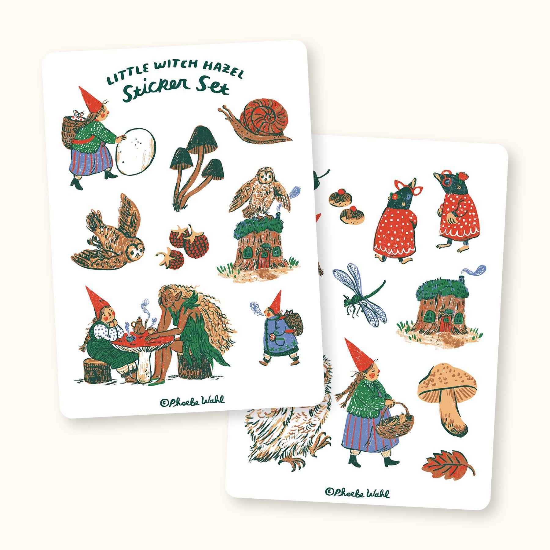 Little Witch Hazel Sticker Set