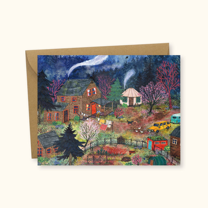 First Warm Spring Day Greeting Card