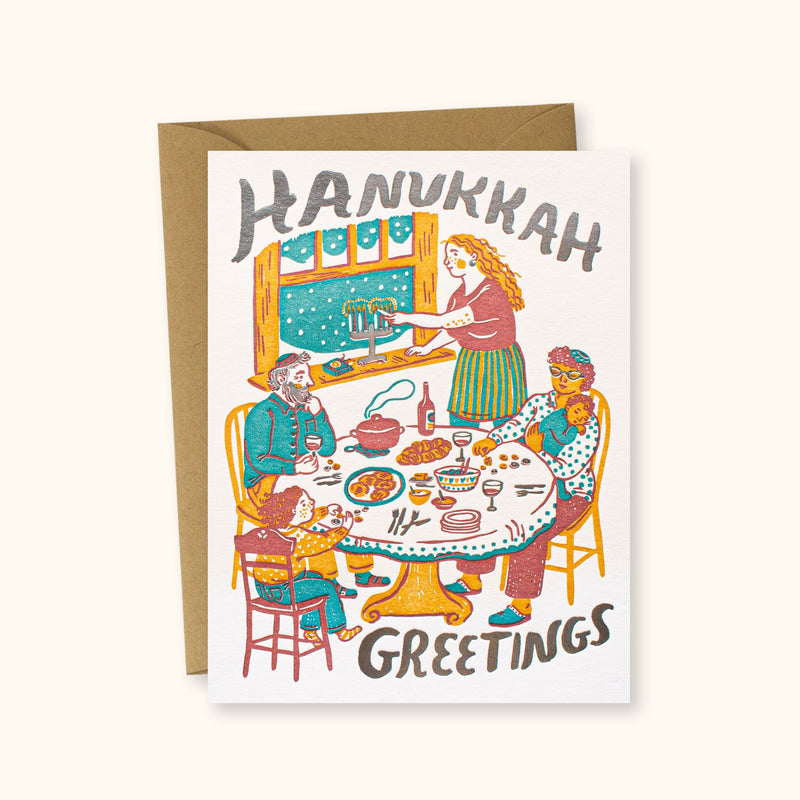 Hanukkah Greetings Greeting Card