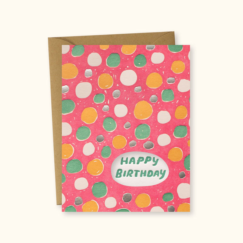 Dots Birthday Greeting Card