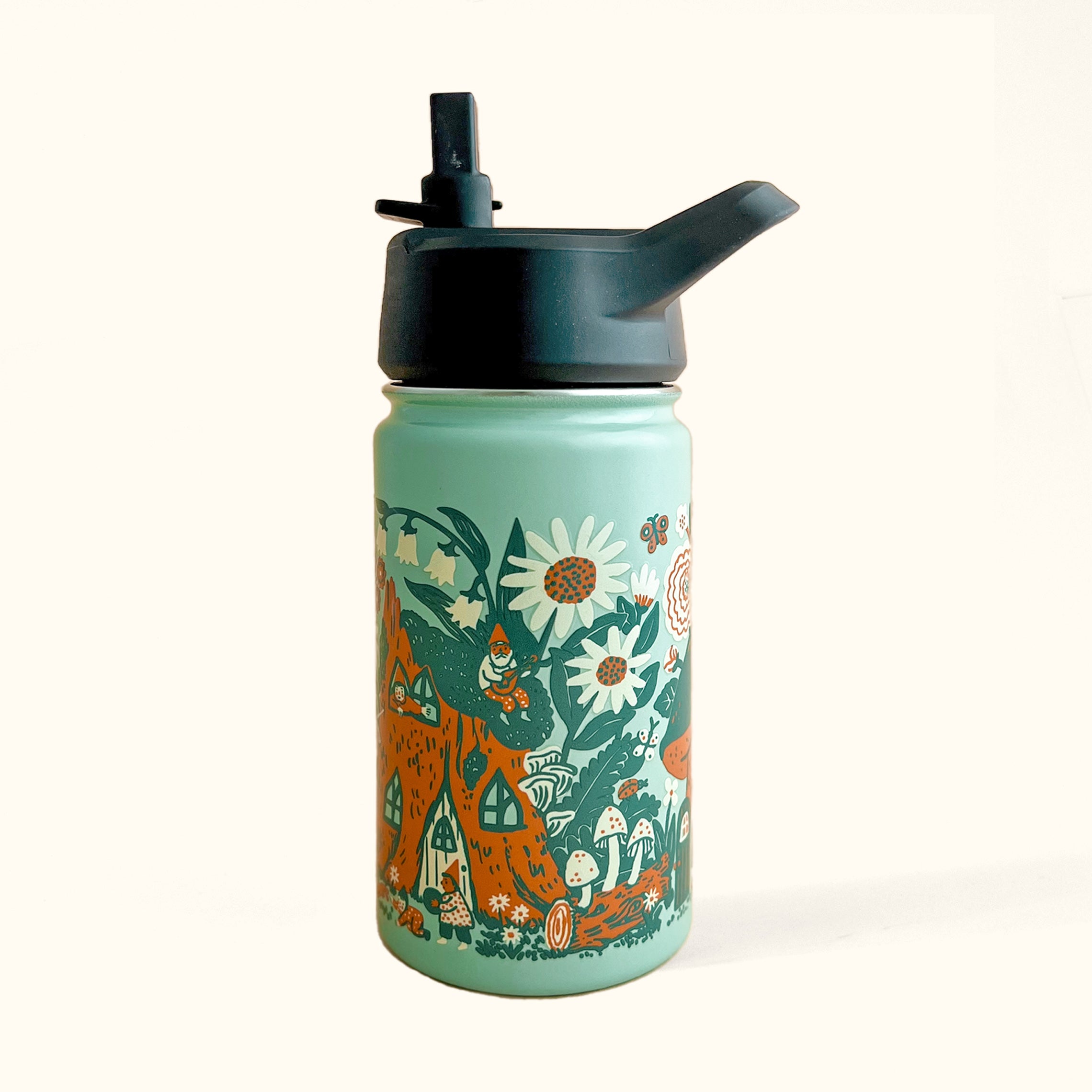 Mini Blossom Village 12oz Water Bottle