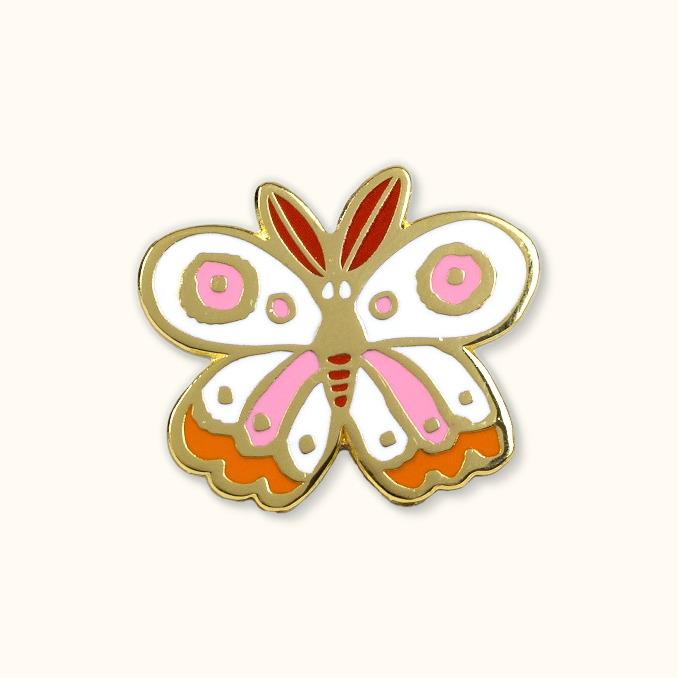 Moth Enamel Pin