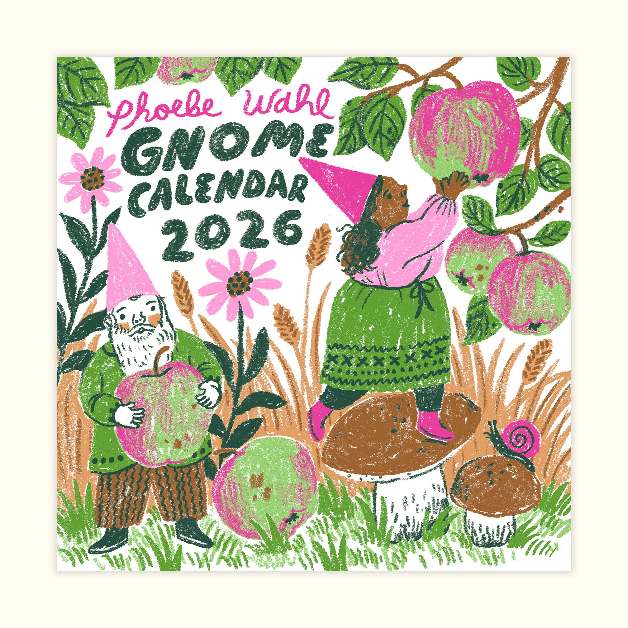 2026 Gnomes Wall Calendar