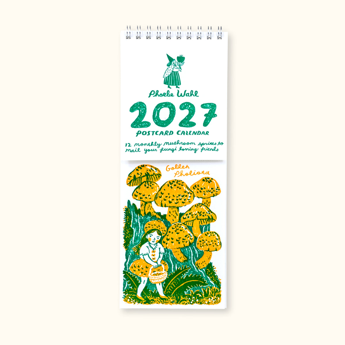 2027 Letterpress Postcard Calendar