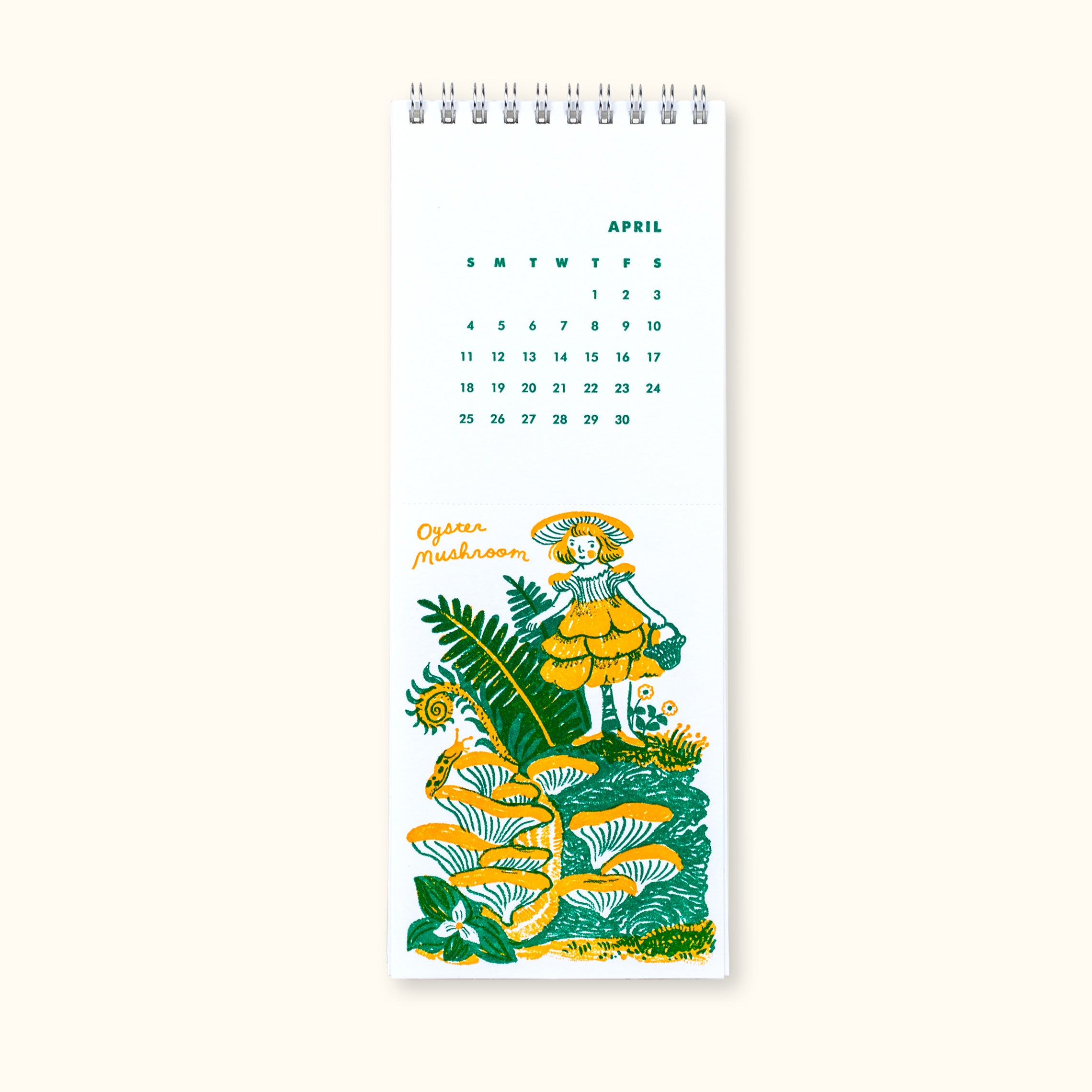 2027 Letterpress Postcard Calendar