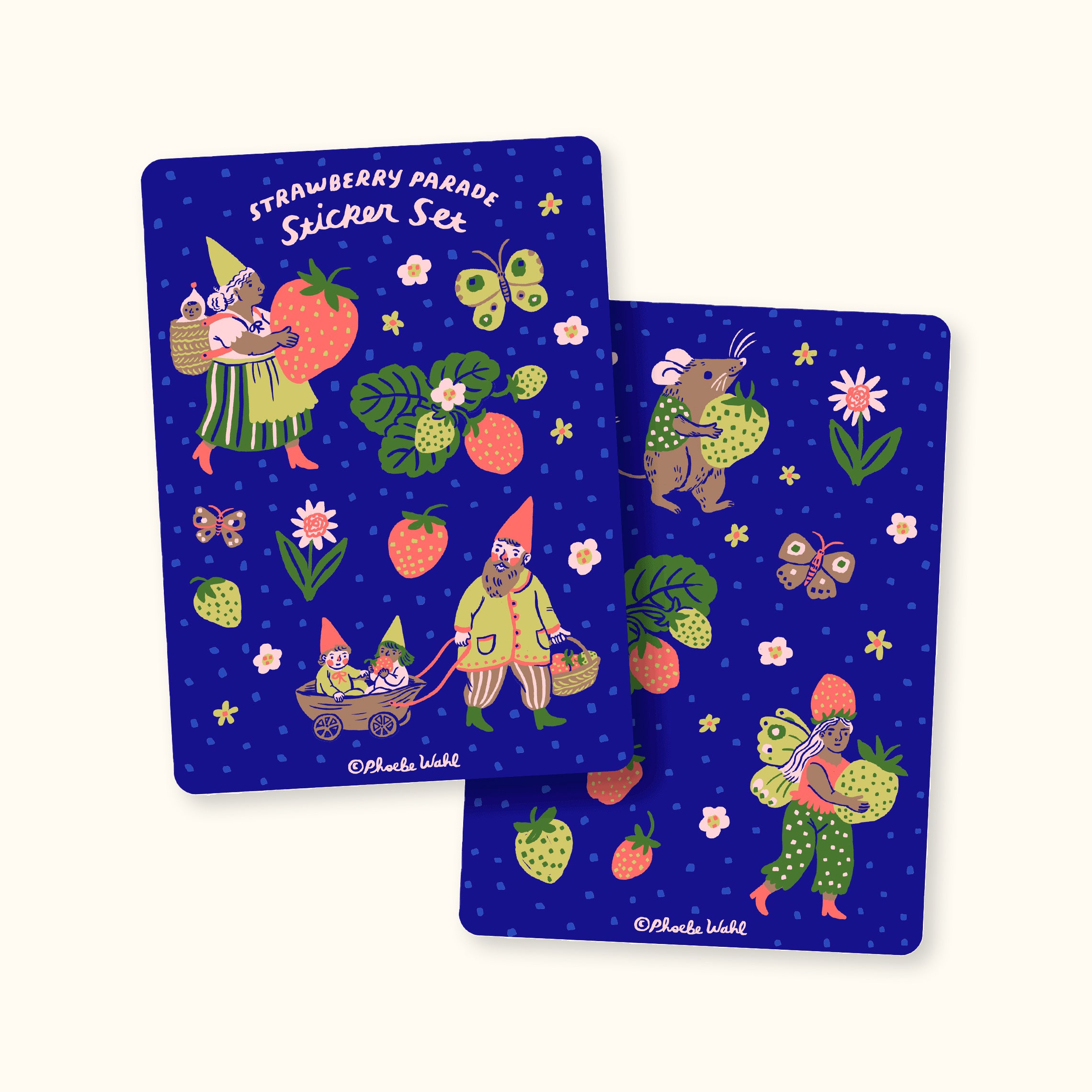 Strawberry Parade Sticker Set