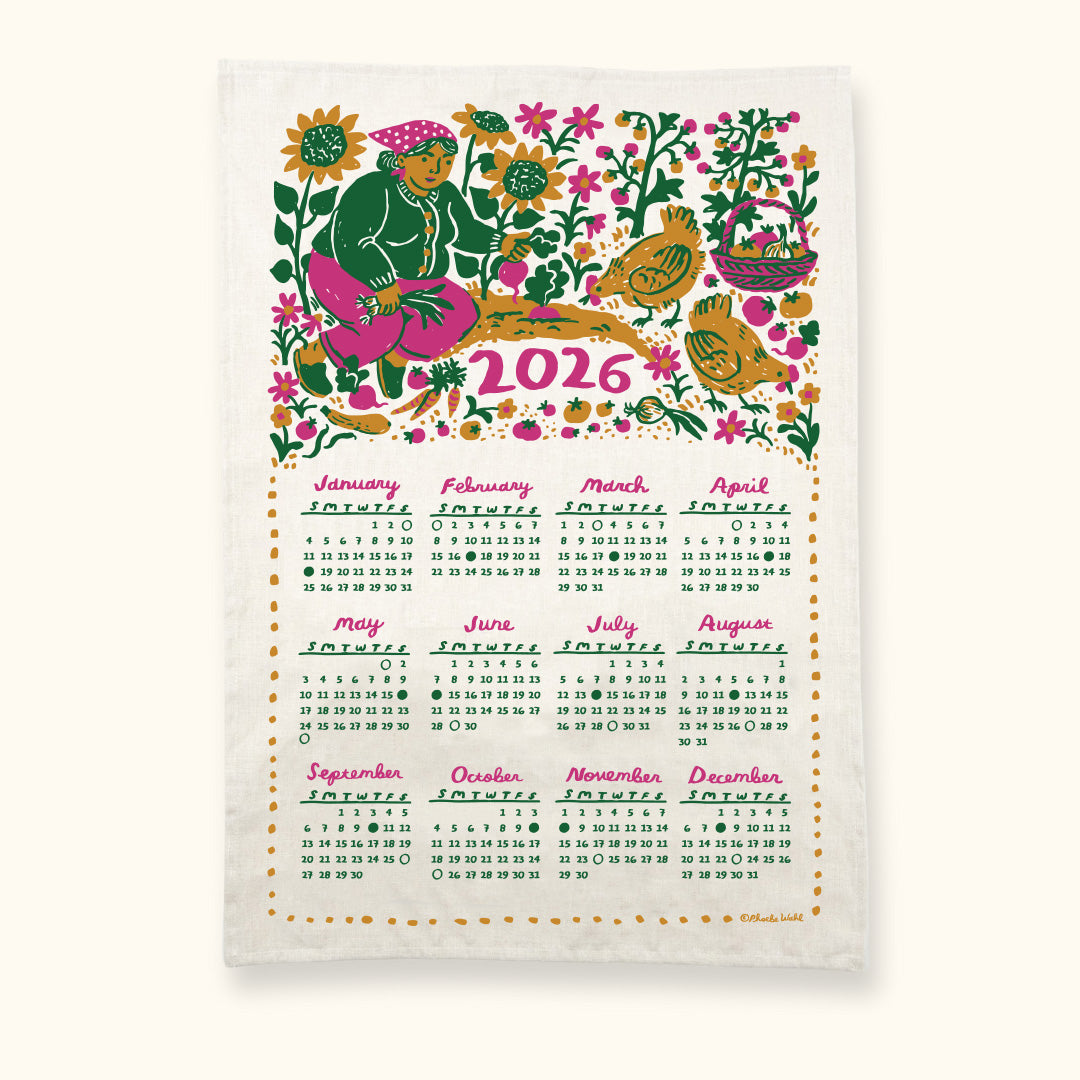 2026 Tea Towel Calendar