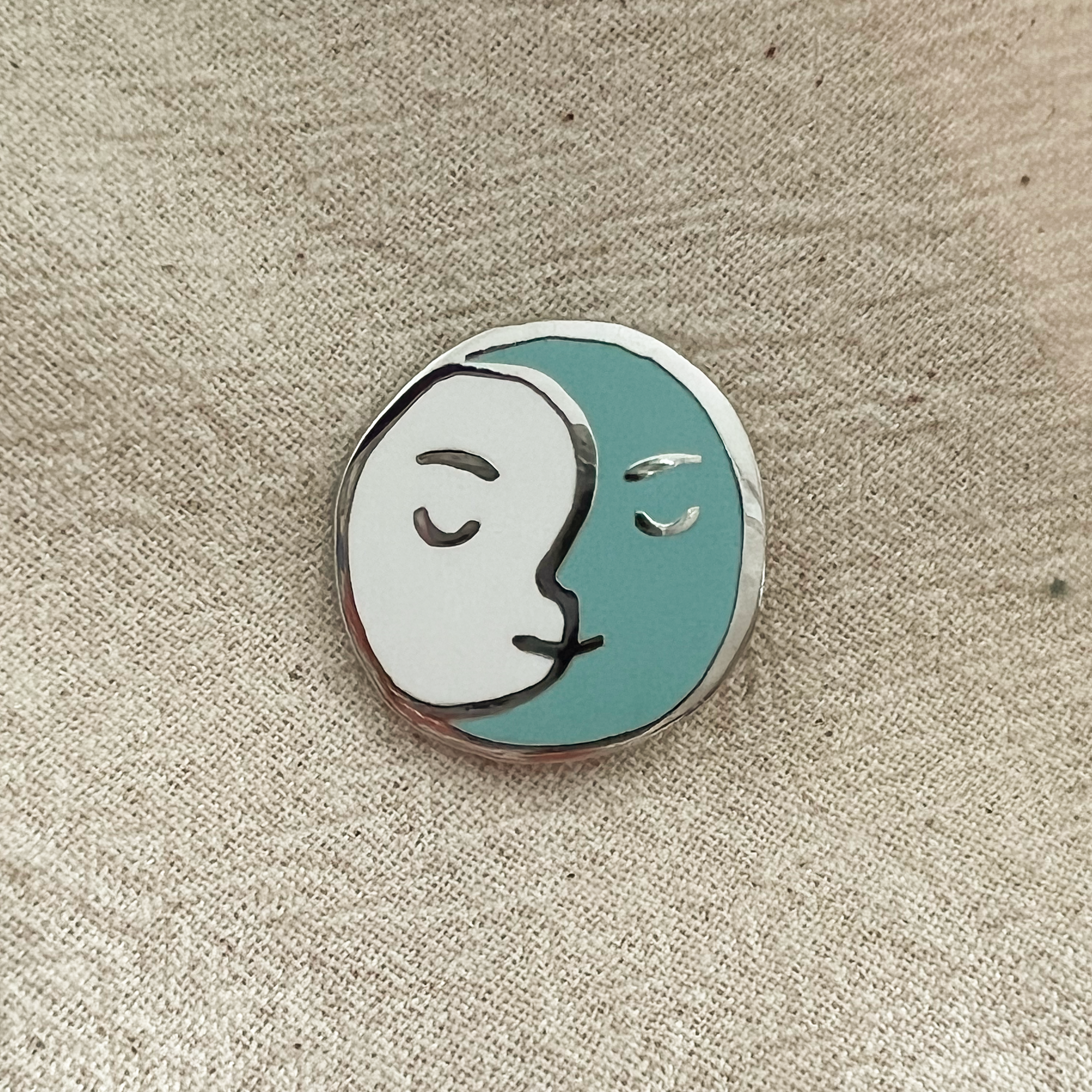 Full Moon Enamel Pin